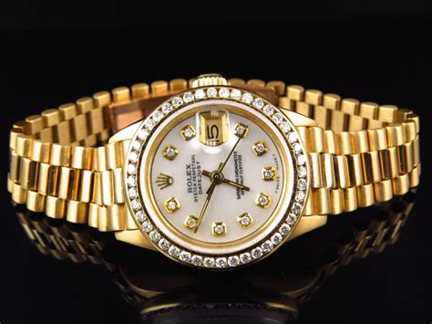 pre owned women's Rolex datejust